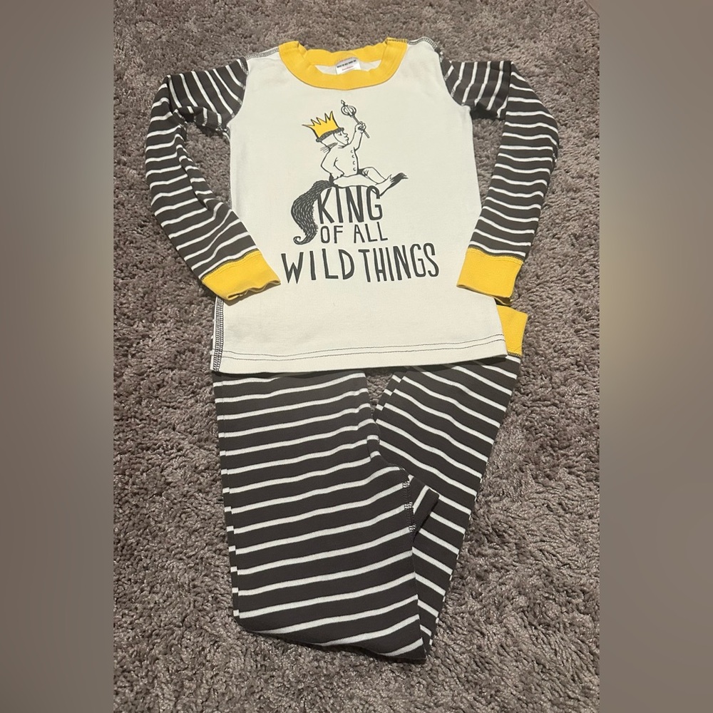 Hanna Andersson “King of the Wild Things” Pajamas Sz 5/ 110cm